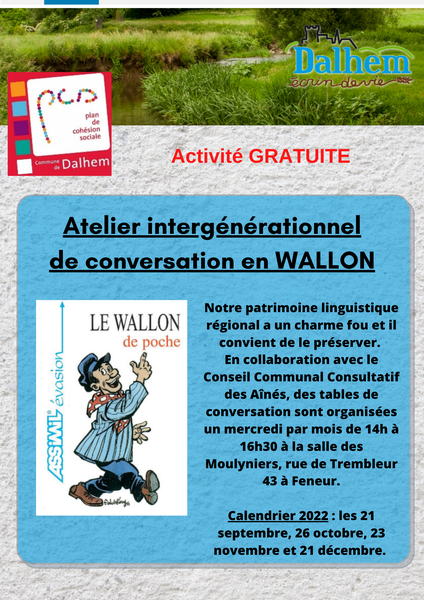 2022 PCS Atelier en wallon