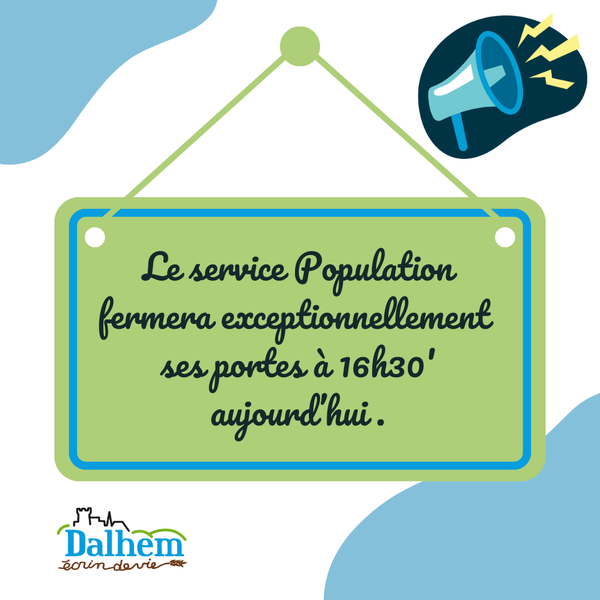 2023.03.21 Fermeture exceptionnelle