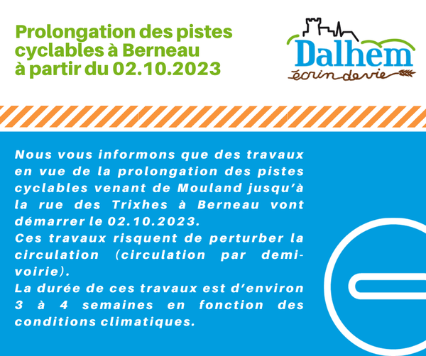 2023.09.29 Pistes cyclables Berneau 2023