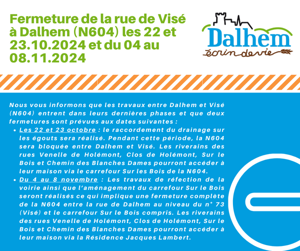 2024.10.20 Fermeture rue de Visé du octobre et novembre 2024
