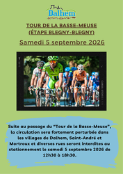 Passage du "Tour de la Basse-Meuse" le 5 septembre 2026